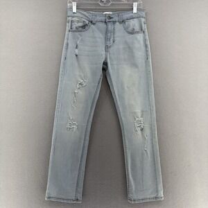 Ring of Fire Sustainable Denim Jeans Boys Slim 16/ Men’s 28X26 Distressed Light​